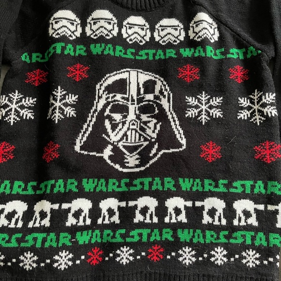 Star Wars darth Vader ugly holiday sweater - Picture 2 of 4